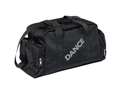 Sort dansetaske med grå DANCE logo 