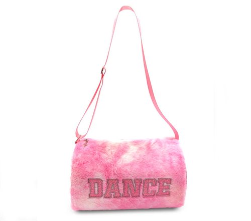 Rosa DANCE taske med pels og ballerina lynlås Capezio