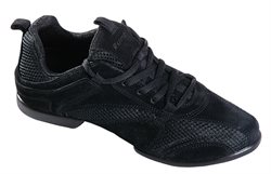 Rumpf sko til zumba/sneakers sort ruskind