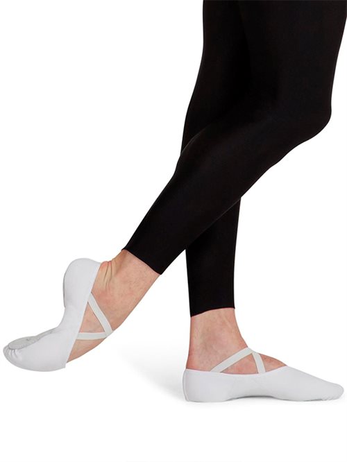 Kanvas herre ballet springsko Capezio - hvid