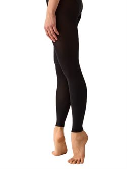 Pridance sorte tights uden fødder - 3 PAR DKK 250