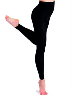 Pridance sorte tights uden fødder - 3 PAR DKK 220