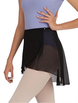 Sort chiffon skirt børn Capezio