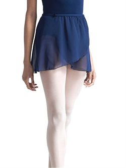 Navy chiffon skirt børn Capezio