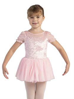 Bloch rosa tutudragt med velour