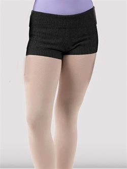 Sorte strik shorts med glimmer tråd Bloch