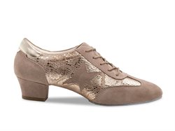 Flot beige dame træningsdansesko Werner Kern