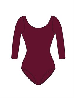 Dragt med 3/4 ærmer i bordeaux fra Wear Moi