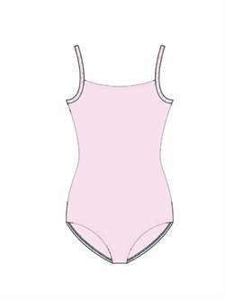 Dragt med tynde stropper i balletpink fra Wear Moi