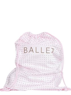 Rosa balletpose med guldtryk BALLET