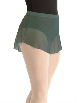 Flot kort olivengrøn balletskørt fra BalletRosa