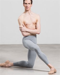 Lysegrå ballettights fra wearmoi til drenge og herrer