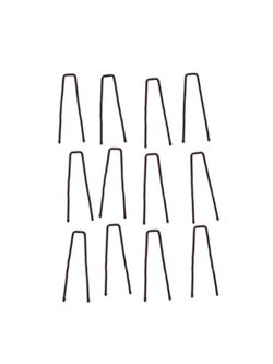 Kraftige brune hårnåle 2"(5cm) - til ballet og dans
