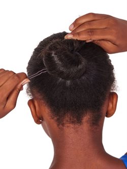 Kraftige brune hårnåle 2½"(6,5cm) - til ballet og dans