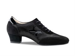 Sort flot dame træningsdansesko Werner Kern