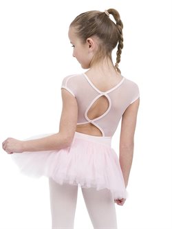 Capezio rosa dragt med påsyet tutu skørt