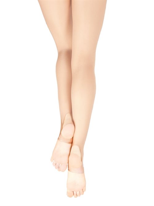 Capezio light suntan tights m. andefod børn