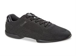 Sort dansesneakers i strikket mesh med splitsål - TUNE