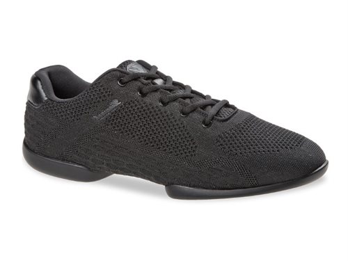 Sort dansesneakers i strikket mesh med splitsål - TUNE
