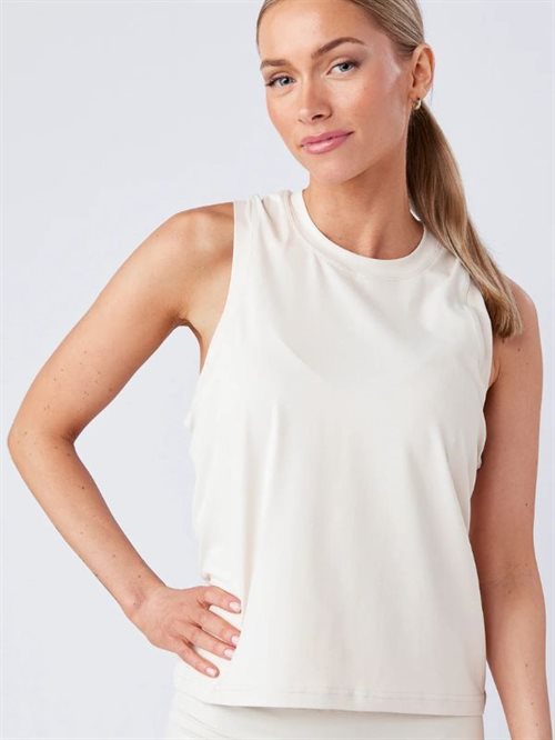 Drop of Mindfulness Relaxed tank top cremehvid