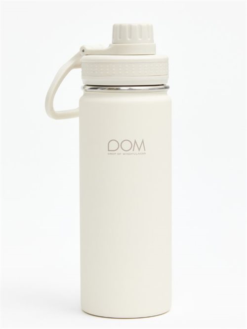 Drop of mindfulness drikkeflaske 500ml creamwhite