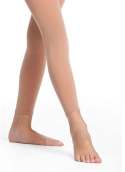 Pridance lys brun tights uden fødder - 3 PAR DKK 250