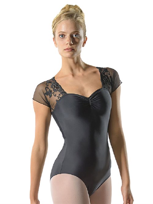 Flot sort dragt med blonde til ballet og dans