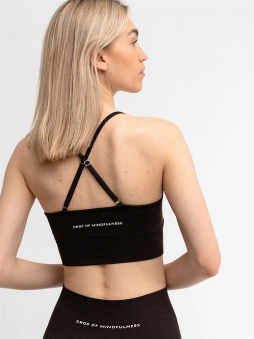 Drop of mindfulness seamless sports top mørkebrun