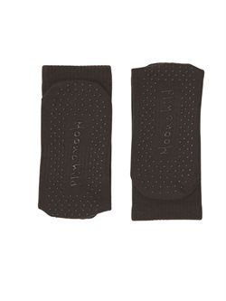 Træningssokker med grip fra Moonchild i mørkebrun 