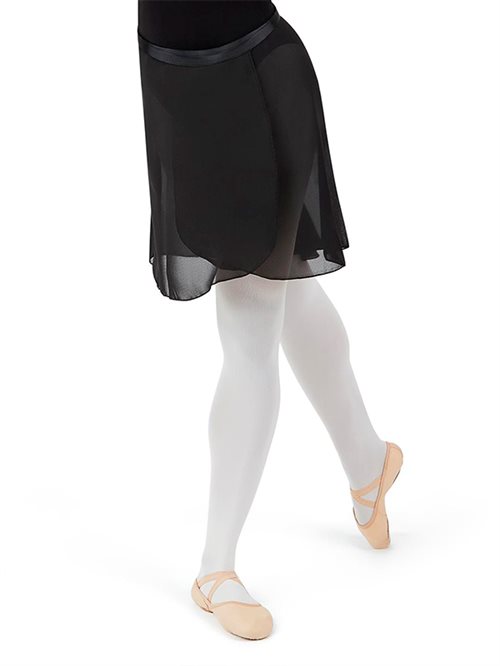 Capezio sort lang slå om skirt damer