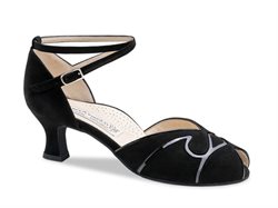 Sort flot dansesko Nellie til damer Werner Kern