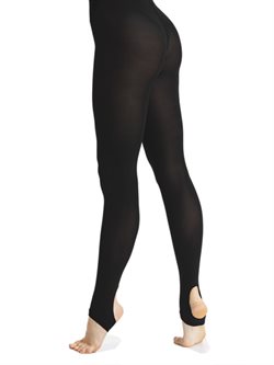 Pridance sort tights m. andefødder