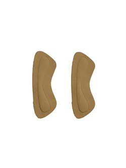 1 par gele hælpuder i beige microfiber