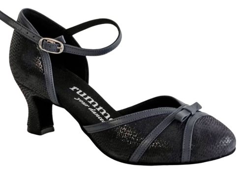 Blå social lukket dansesko Rummos