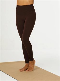 Bella Beluga brune seamless leggings til yoga og dans
