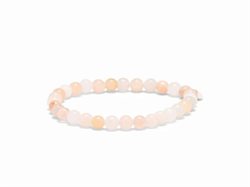 SOÏ armbånd 6mm - rosa jade