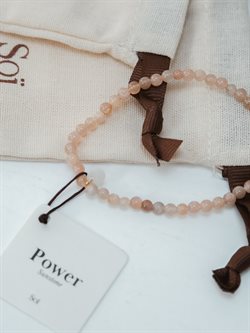 SOÏ armbånd 4mm - sunstone