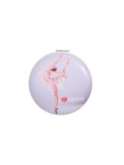 Lille fint spejl med print af balletdanser