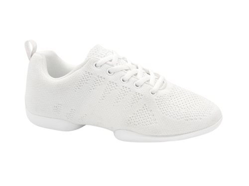 Hvide sneaker åndbar strik til damer  - Suny
