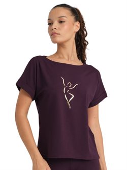 Tempsdanse figenfarvet silhouette t-shirt - Albany