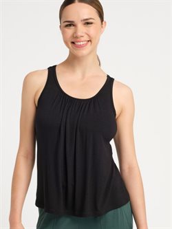 Tempsdanse sort bambus yoga top - Baphia
