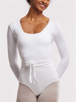 Hvid Tempsdanse Crossover top 