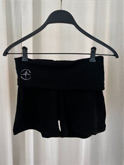 Sorte strik shorts til teen og damer Wear Moi